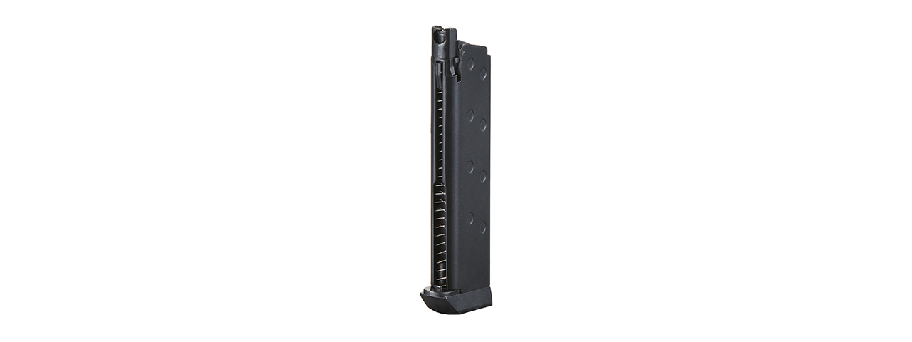 Well Fire 16 Round 1911 Green Gas Magazine (Color: Black) - Click Image to Close
