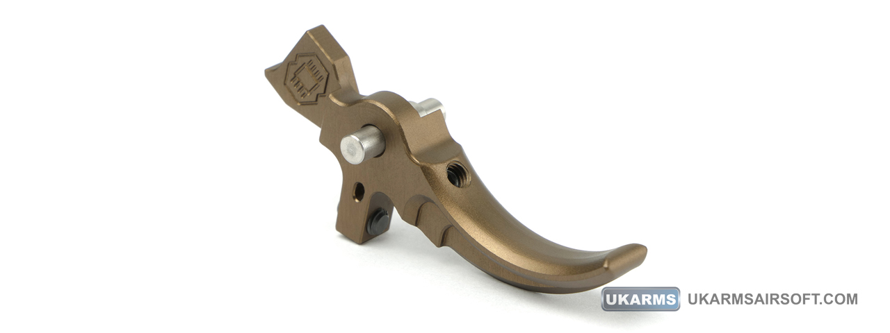 Gate Nova 2E1 CNC Machined Aluminum Adjustable Trigger (Color: Matte Dark Earth) - Click Image to Close
