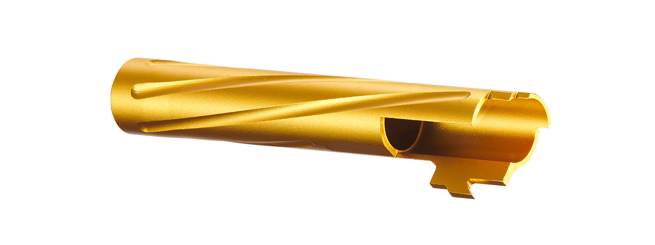 Golden Eagle Spiral Outer Barrel for 4.3 Hi Capas (Gold) - Click Image to Close