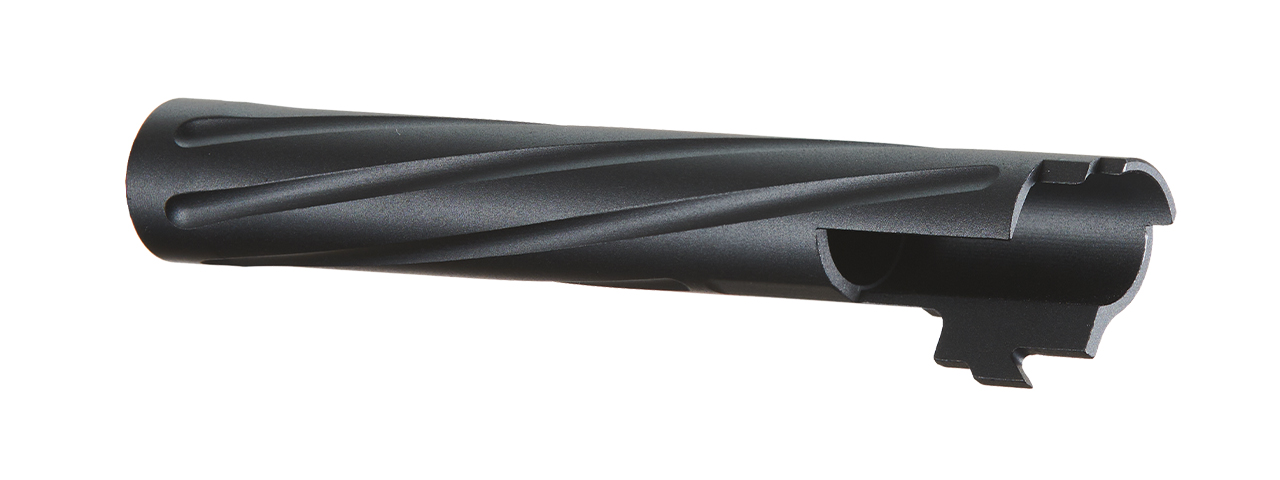 Golden Eagle Spiral Outer Barrel for 5.1 Hi Capas (Black) - Click Image to Close