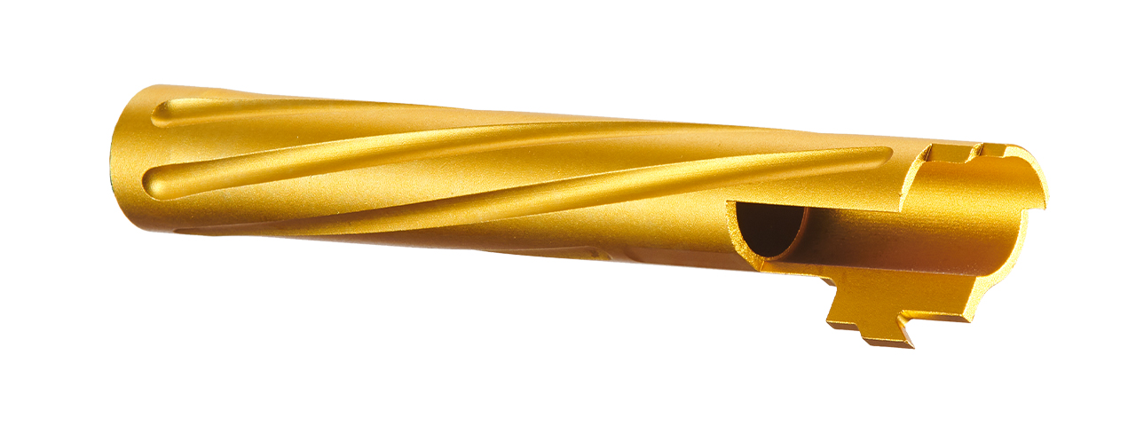 Golden Eagle Spiral Outer Barrel for 5.1 Hi Capas (Gold) - Click Image to Close