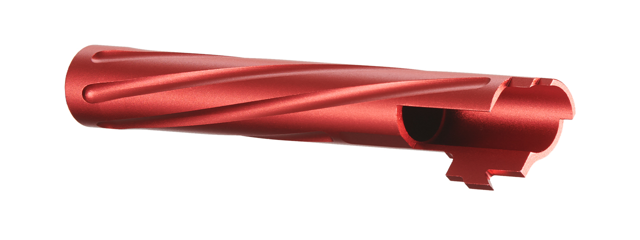 Golden Eagle Spiral Outer Barrel for 5.1 Hi Capas (Red) - Click Image to Close