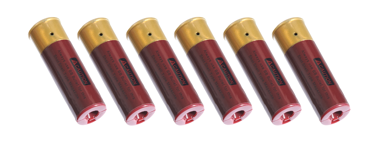 Golden Eagle Airsoft Shotgun Shells (6 Pack) - Click Image to Close