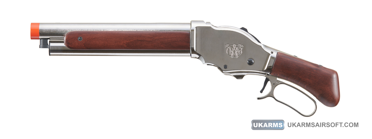 Golden Eagle 1887 Compact Lever Action Shotgun (Silver) - Click Image to Close