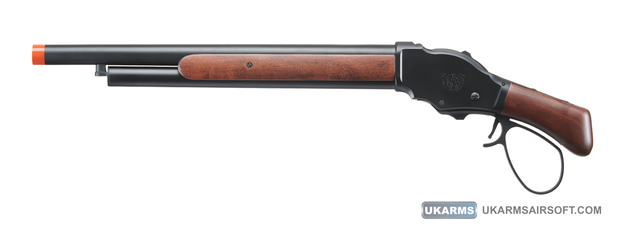 Golden Eagle 1887 Wide Lever Action Shotgun (Black) - Click Image to Close