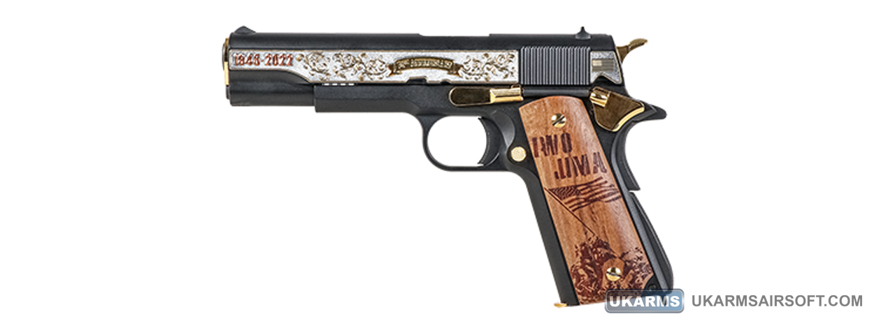 G&G GPM1911 IWO JIMA Limited Edition Gas Blowback Airsoft Pistol - Click Image to Close