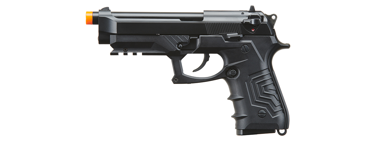 HG-173BBB HG-173 GAS BLOWBACK SEMI-AUTO M9 AIRSOFT PISTOL (BLACK) - Click Image to Close