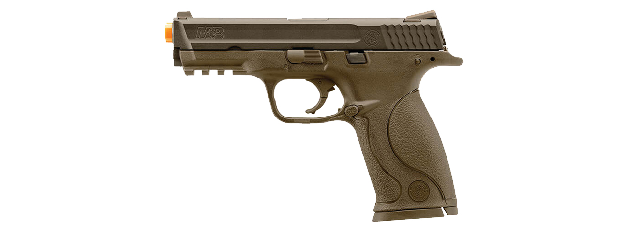 Smith & Wesson M&P 9 GBB Airsoft Pistol (Tan) - Click Image to Close