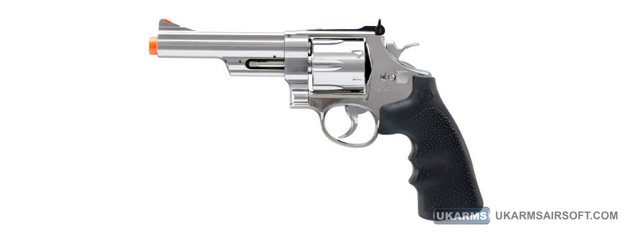 Umarex Licensed Smith & Wesson 5" Model 29 CO2 Airsoft Revolver (Color: Chrome) - Click Image to Close