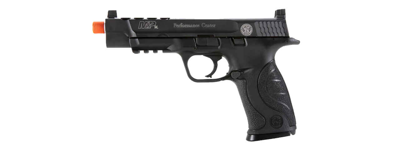 Smith & Wesson M&P 9L Performance Center GBB Airsoft Pistol (Black) - Click Image to Close