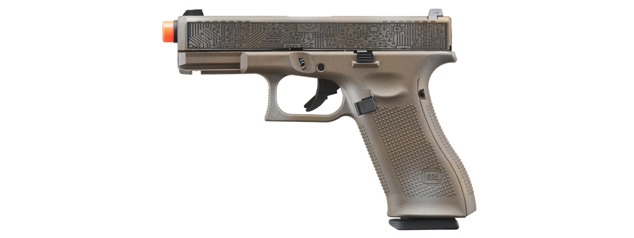 Umarex Elite Force Glock 45 Gen 5 GBB Airsoft Pistol (Cerakote Color: Circuit Board) - Click Image to Close