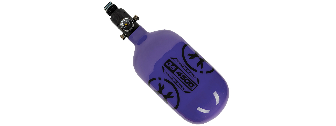 HK Army 36ci/4500 PSI Extra Lite Carbon Fiber Tank w/ Standard Re - Icon Purple - Click Image to Close