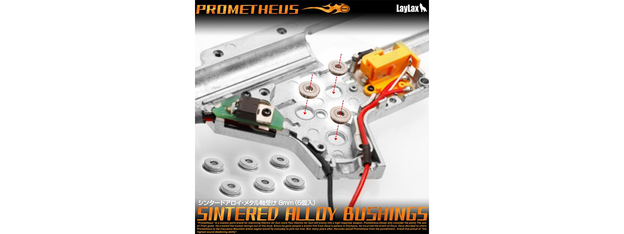 Prometheus 8mm Sintered Alloy Bushings - Click Image to Close