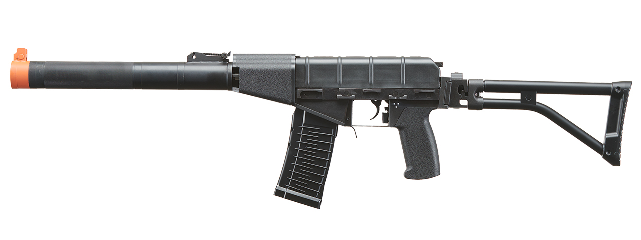 LCT Airsoft AS VAL Assault Rifle AEG with Galil Folding Stock (Black) - Click Image to Close