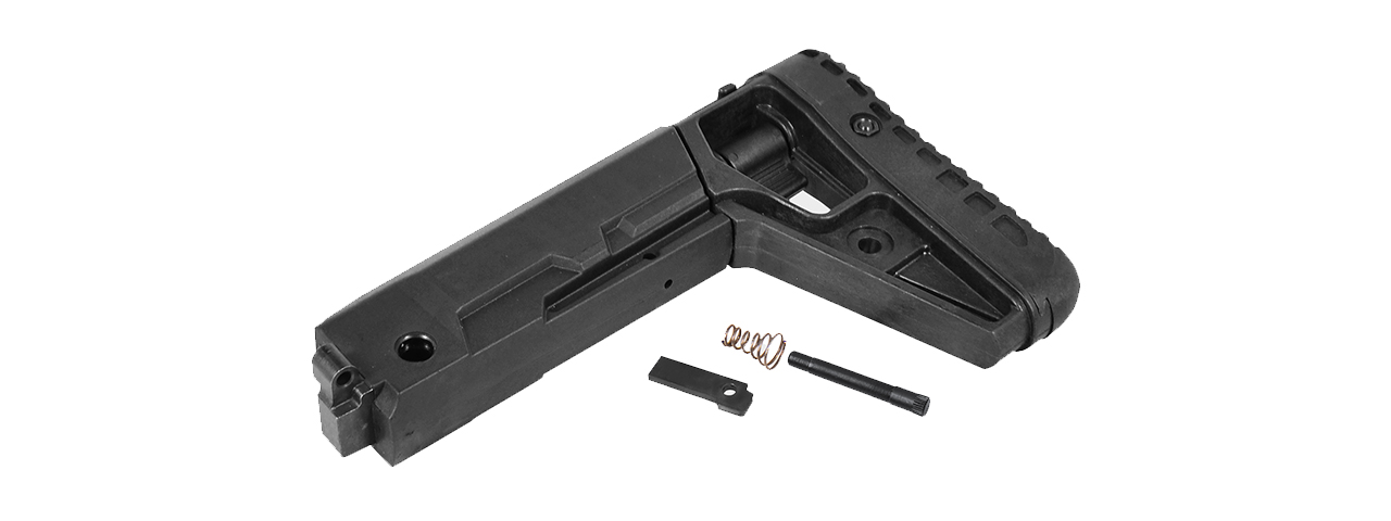 LCT Airsoft LCK-19 Telescoping Folding Stock - Click Image to Close