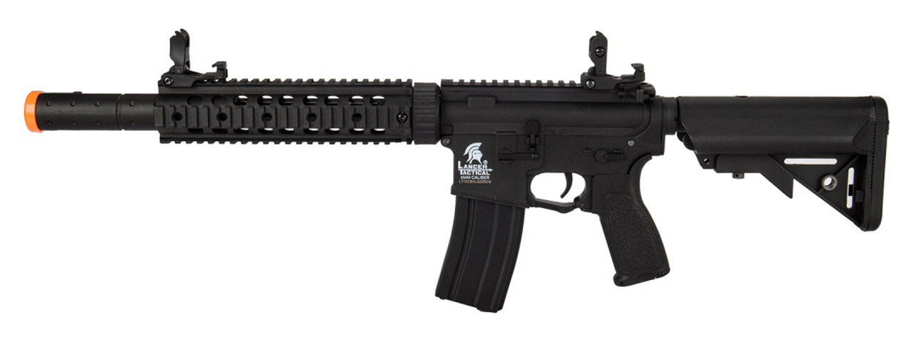 Lancer Tactical Gen 2 M4 SD Carbine Airsoft AEG Rifle with Mock Suppressor (Black)(No Battery and Charger) - Click Image to Close