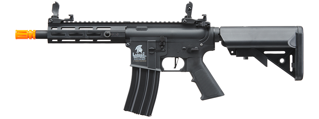 Lancer Tactical Gen 2 Hellion M-LOK 7" Airsoft M4 AEG (Color: Black)(Battery and Charger Included) - Click Image to Close