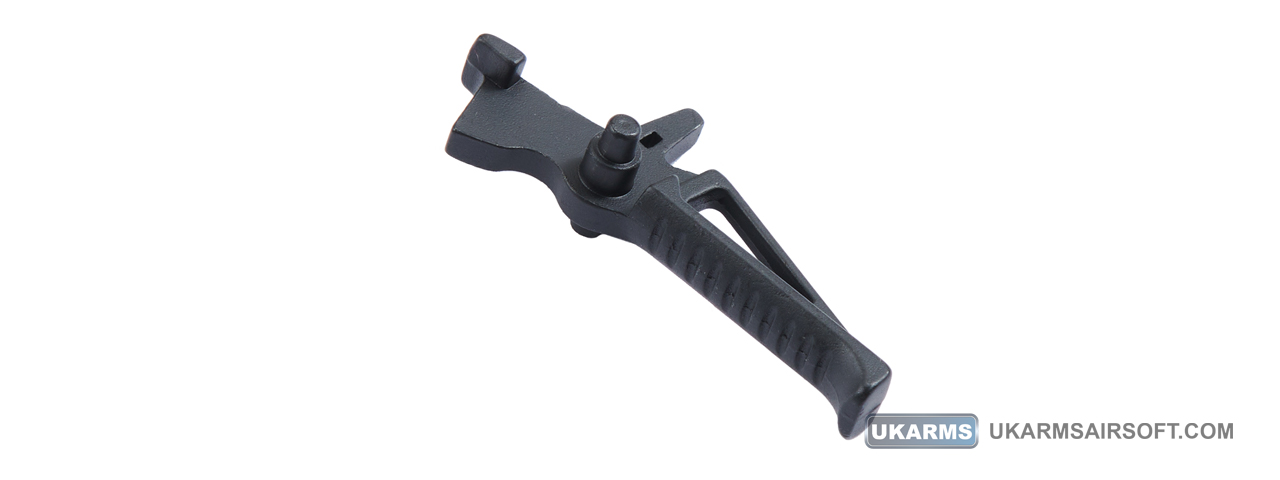 Lancer Tactical Flat Skeletonized AEG Trigger (Color: Black) - Click Image to Close