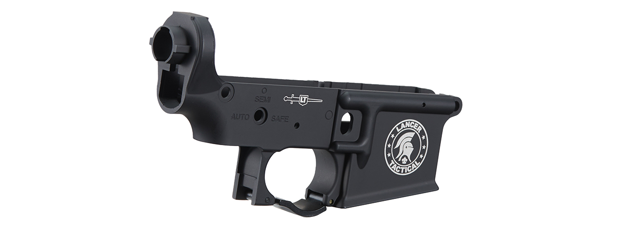 Lancer Tacitcal Metal Lower Receiver for M4 AEGs (Black) - Click Image to Close