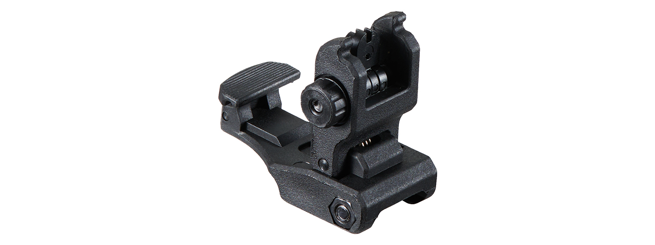 Lancer Tactical M4 Rear Sight - (Black) - Click Image to Close