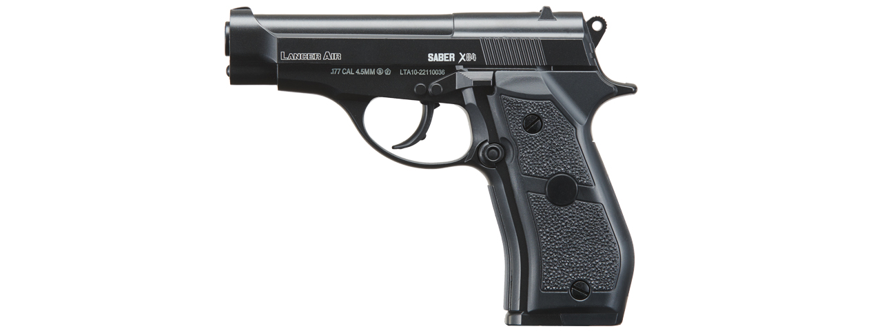 Lancer Air Saber X84 Full Metal Airgun Pistol - Click Image to Close