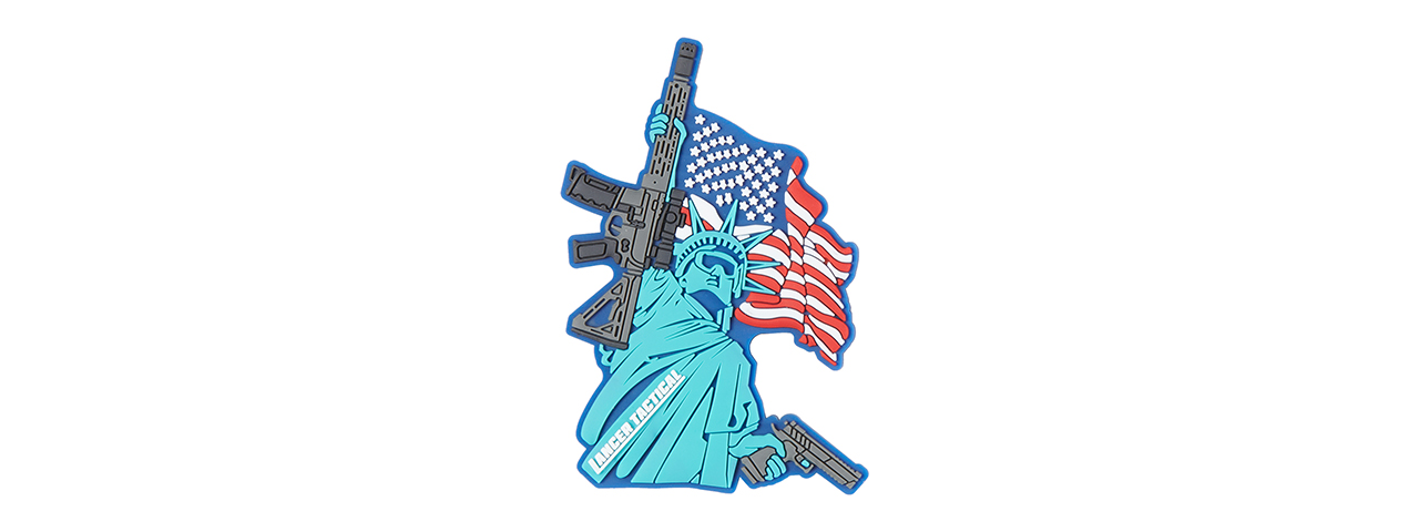 Lancer Tactical Statue of Liberty PVC Morale Patch - Click Image to Close