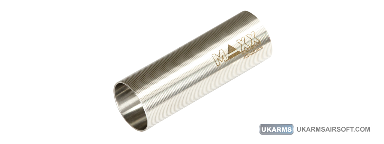 Maxx Model Type A CNC Hardened Stainless Steel Airsoft AEG Cylinder (450-550mm) - Click Image to Close
