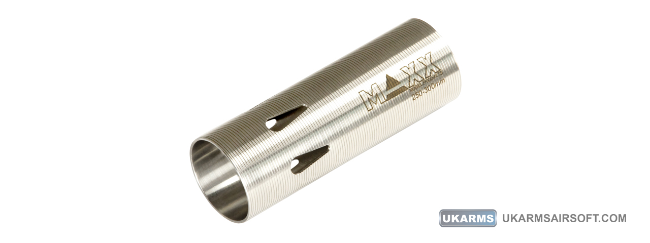 Maxx Model Type D CNC Hardened Stainless Steel Airsoft AEG Cylinder (250-300mm) - Click Image to Close