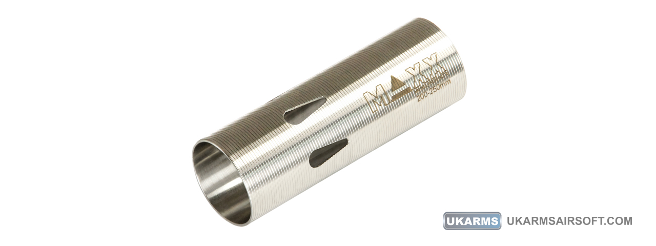 Maxx Model Type E CNC Hardened Stainless Steel Airsoft AEG Cylinder (200-250mm) - Click Image to Close