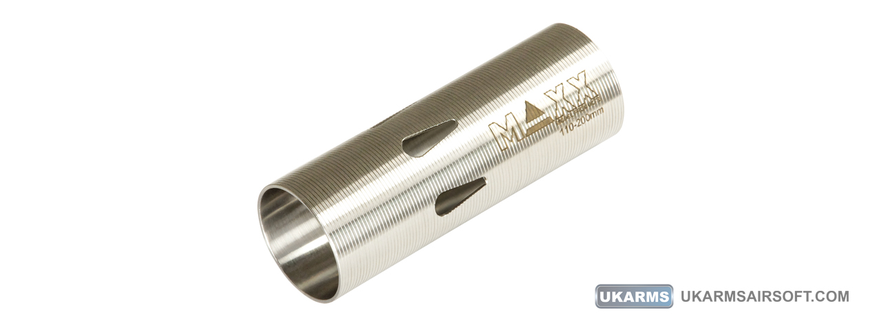 Maxx Model Type F CNC Hardened Stainless Steel Airsoft AEG Cylinder (110-200mm) - Click Image to Close