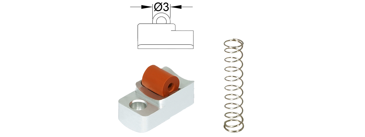 Maxx Model Soft Round Nub for Evo-3 Hop-Up Chamber - Click Image to Close