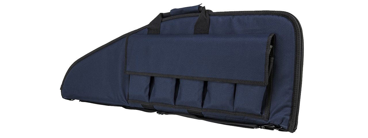 NcStar 36" Protective High Density Foam Rifle Bag - Blue - Click Image to Close