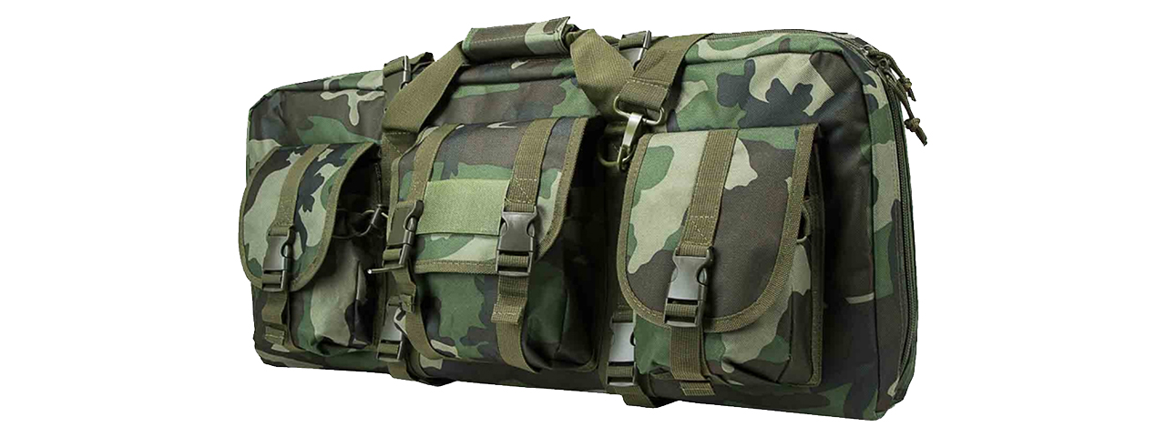 NcStar 28" Deluxe Subgun AR & AK Pistol Case (Woodland) - Click Image to Close