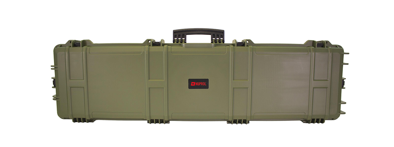 Nuprol Heavy Duty XL Hard Case 54" with Egg Style Foam - Green - Click Image to Close