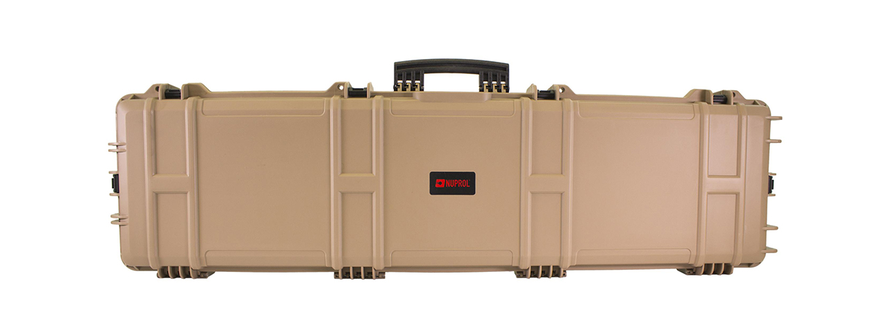 Nuprol Heavy Duty XL Hard Case 54" with Pick and Pluck Foam - Tan - Click Image to Close