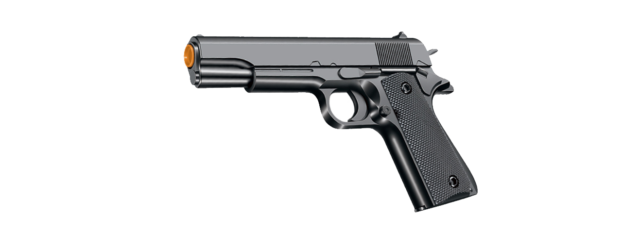 UK ARMS SPRING POWERED AIRSOFT P2003A PISTOL WITHOUT LASER - BLACK - Click Image to Close