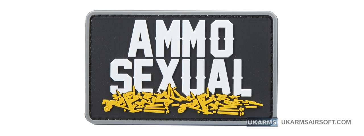 "Ammo Sexual" PVC Morale Patch - Click Image to Close