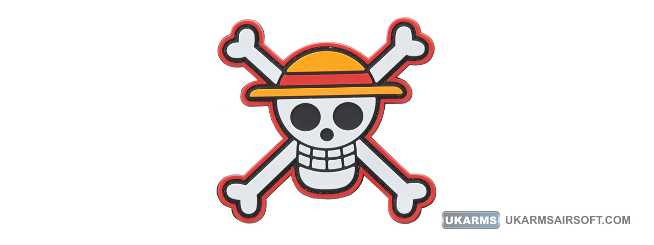 One Piece Straw Hat PVC Morale Patch - Click Image to Close