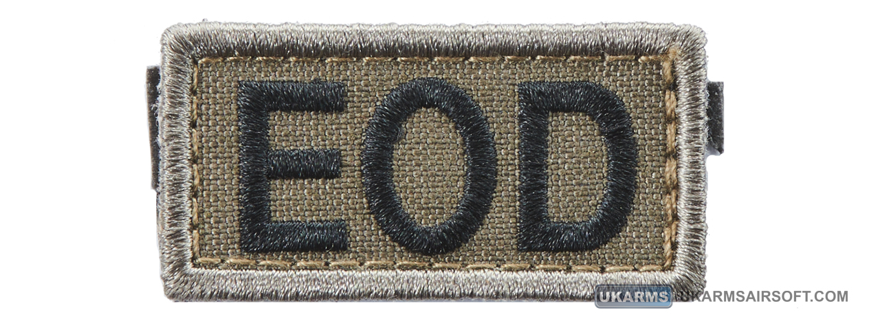 "EOD" Embroidered Morale Patch - Click Image to Close