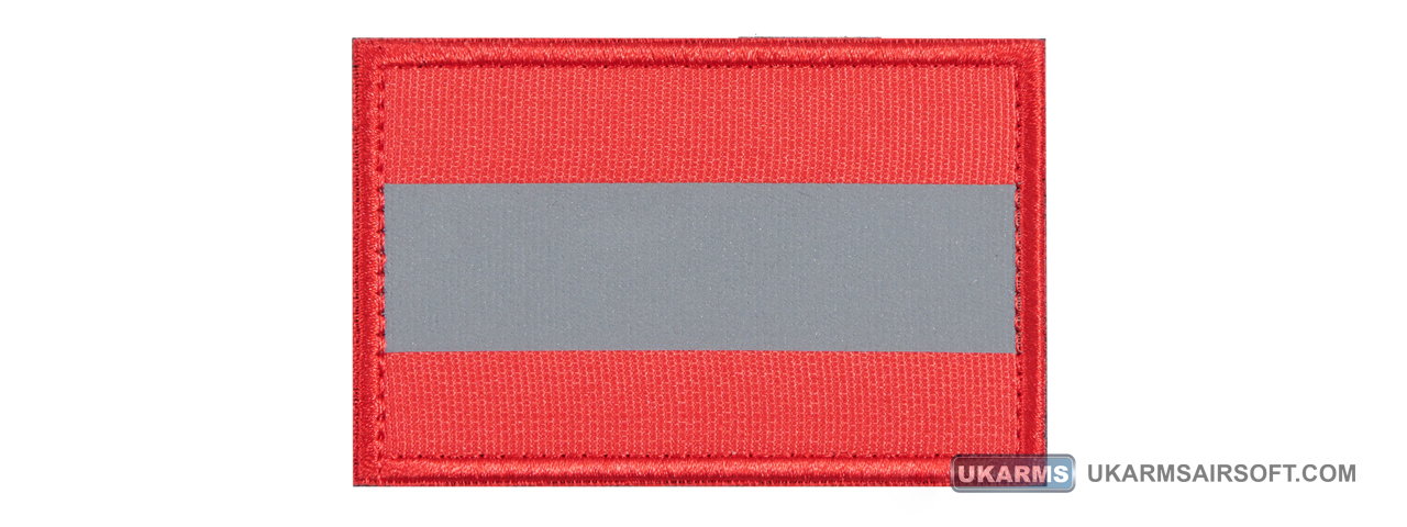 Reflective Red Background Patch (Color: Red) - Click Image to Close