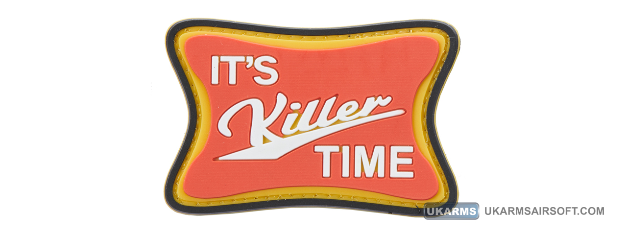 "It's Killer Time" PVC Morale Patch - Click Image to Close