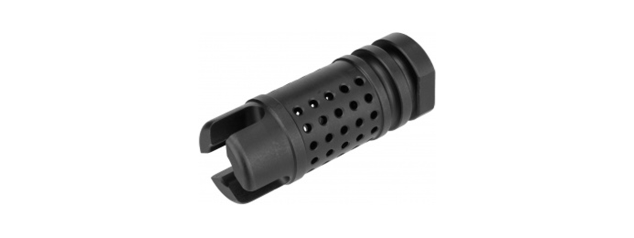 PTS SYNDICATE AIRSOFT GRIFFIN M4SD-II FLASH COMPENSATOR - 14MM CW - Click Image to Close