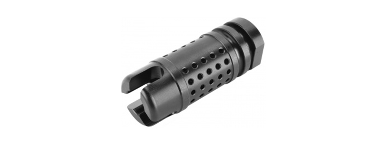 PTS GRIFFIN ARMAMENT M4SDII 14MM CCW AIRSOFT FLASH COMPENSATOR - Click Image to Close