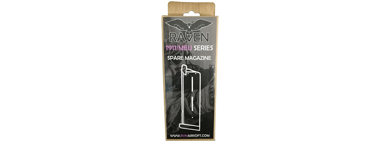 Raven Airsoft 1911/MEU Gas Magazine - 21rds - Click Image to Close