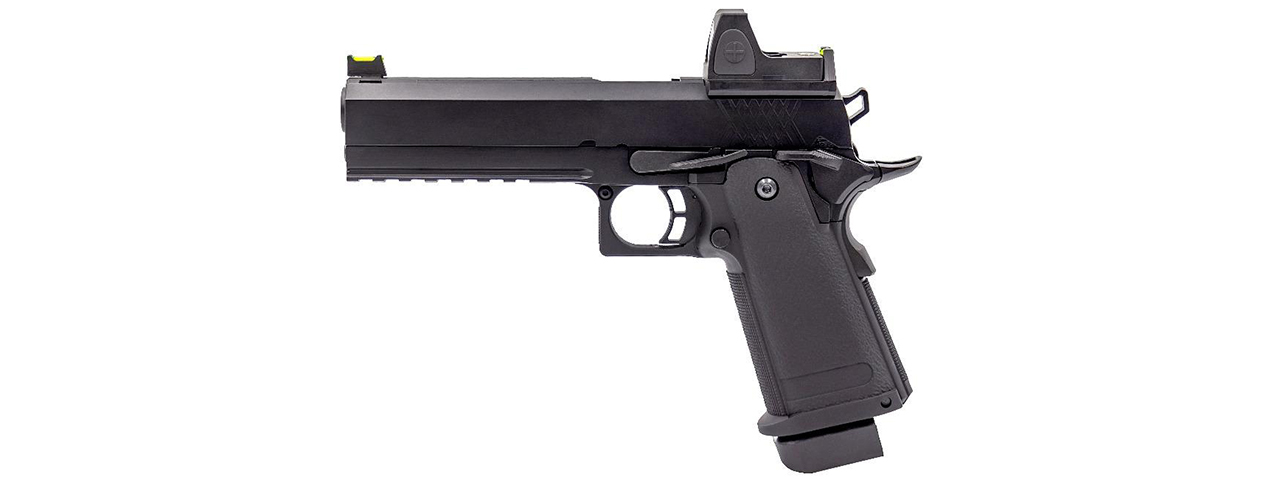 Raven Airsoft 5.1 Hi Capa + Micro Red Dot - Black - Click Image to Close