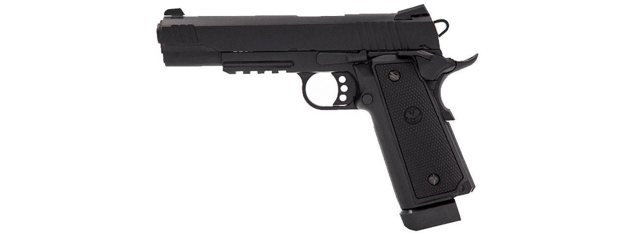 Raven Airsoft Railed R14 Hi Capa - Black - Click Image to Close