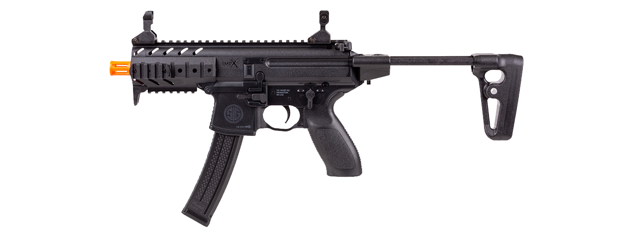 Sig Sauer MPX Airsoft Spring Powered PDW (Black) - Click Image to Close