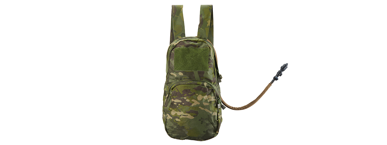 AMA Quick Detach Tactical Hydration Backpack - CAMO Tropic - Click Image to Close