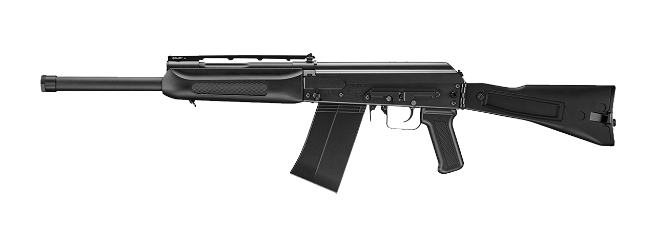 Tokyo Marui SAIGA-12K Tri-Shot Gas Blowback Airsoft Shotgun - (Black) - Click Image to Close