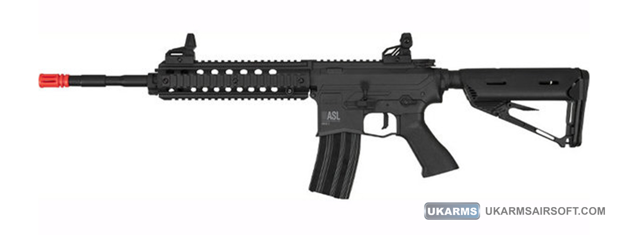 Valken ASL Mod-L Series Polymer Airsoft M4 AEG Rifle (Color: Black) - Click Image to Close
